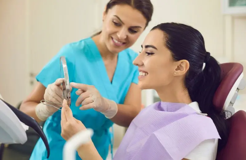 Patient receiving All-on-4 implant treatment at Recreate Smiles Joondalup